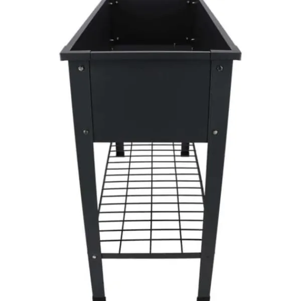 Köksland - Varumärke - Antracitmetal - 100,5 x 40,5 x 80,5 cm - Volym 80L - Lastkapacitet 40kg
