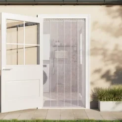 vidaXL Köldridå transparent 200x1,6 mm 50 m PVC