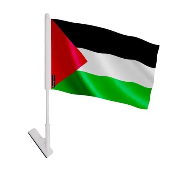 Sale Klippsflagga - Palestina - 14 x 21 cm - 5 stycken - Polyester - Lätt och hållbar Flaggor & Vindstrutar