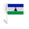 Klist dämpare - Lesotho - 14 x 21 cm - 10 stycken - Polyester - Lätt och hållbar Flaggor & Vindstrutar