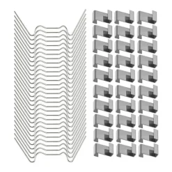 Klämmor för Värmehusplattor 100-Piece Markduk & Fiberduk