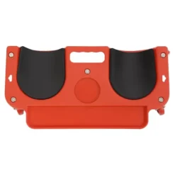 Discount Knävagn - Rullande knäkudde med 5 svängbara hjul - Max 100 kg - 51×14 cm - Plast - Röd Stöd Med Hjul, Säten & Knäskydd För Trädgårdsskötsel
