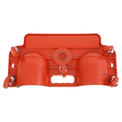 Discount Knävagn - Rullande knäkudde med 5 svängbara hjul - Max 100 kg - 51×14 cm - Plast - Röd Stöd Med Hjul, Säten & Knäskydd För Trädgårdsskötsel