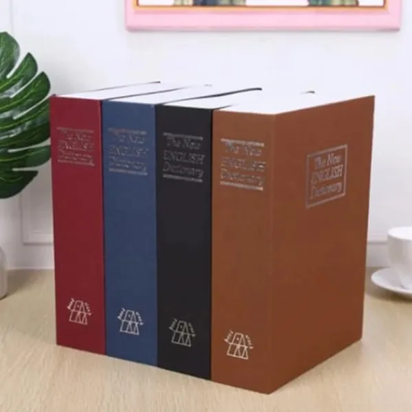 Kodlås Kassaskåp Hemlig låda Book Safe för värdesaker