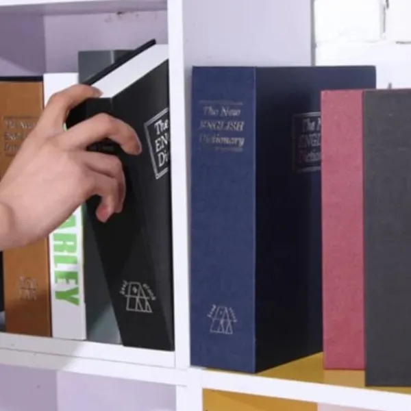 Kodlås Kassaskåp Hemlig låda Book Safe för värdesaker