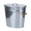 Discount Kohleneimer - Kamino-Flam - Galvaniserad - 15 liter - Med lock och transporthandtag Tillbehör Till Vedeldade Kaminer & Öppna Spisar