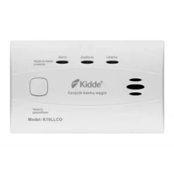Koldioxidvarnare - KIDDE - K10LLCO - Elektrochemisk - 10 års autonomi - Trådlös
