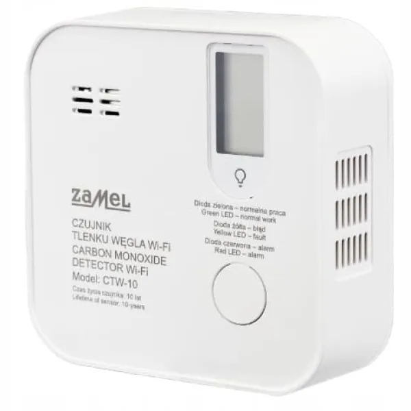 Hot Kolmonoxiddetektorsensor WiFi TUYA CTW-10 GARDI Zamel app Rök- & Koloxiddetektorer