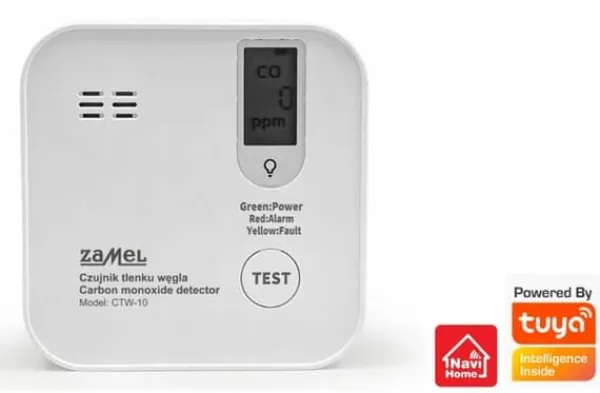 Hot Kolmonoxiddetektorsensor WiFi TUYA CTW-10 GARDI Zamel app Rök- & Koloxiddetektorer