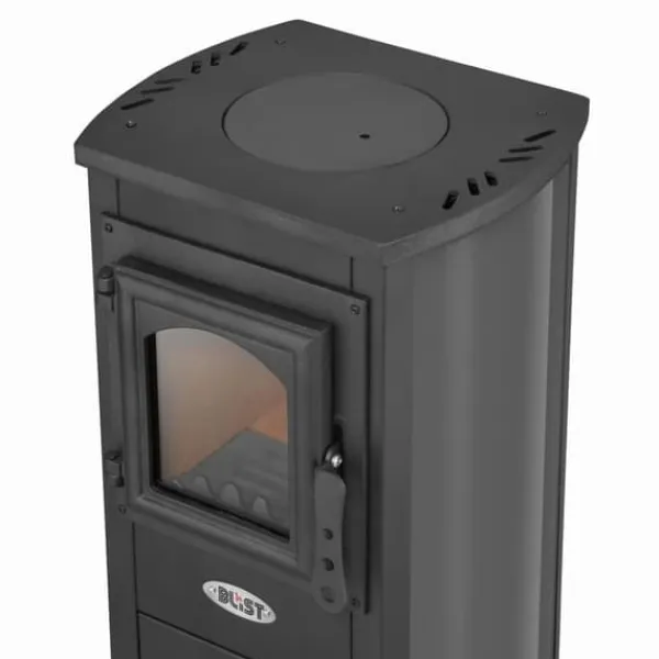 Viking Choice Kominek Ekonomik Lux Vedspis - 8,5kW, Värmer upp till 85m², Modern Design