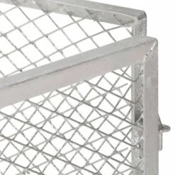 vidaXL Kompost 85x85x70 cm galvaniserat järn