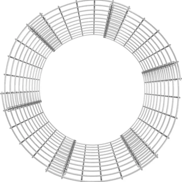 Kompostbehållare i galvaniserat stål - Trädgårdskompost | Diameter: 50 cm | Höjd: 100 cm