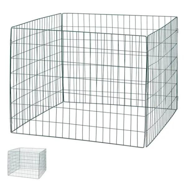 Kompostbehållare, 70x90x90 cm, Grön