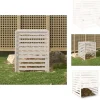 Discount Komposterare - Living Kompostlåda vit 82,5x82,5x99,5 cm massiv furu Kompostering
