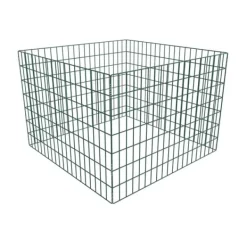 vidaXL Kompostgaller kvadrat 100 x 100 x 70 cm