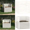 Kompostlåda vit 80x80x78 cm massiv furu - Kompost - Kompostlåda - Home & Living