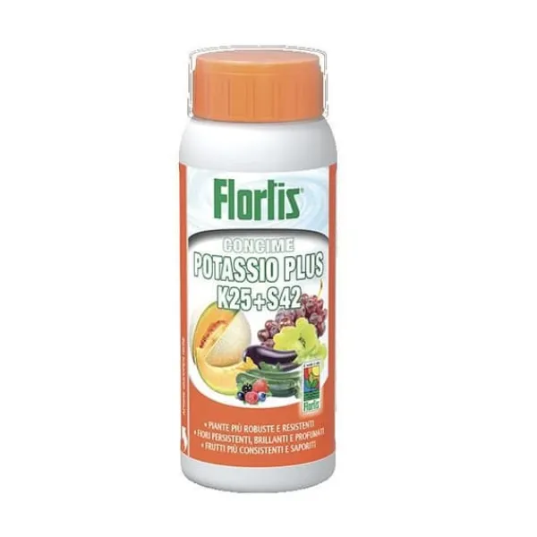 New KONCIM KALIUM PLUS K25 + S42 500 GR FLORTIS Gödningsmedel