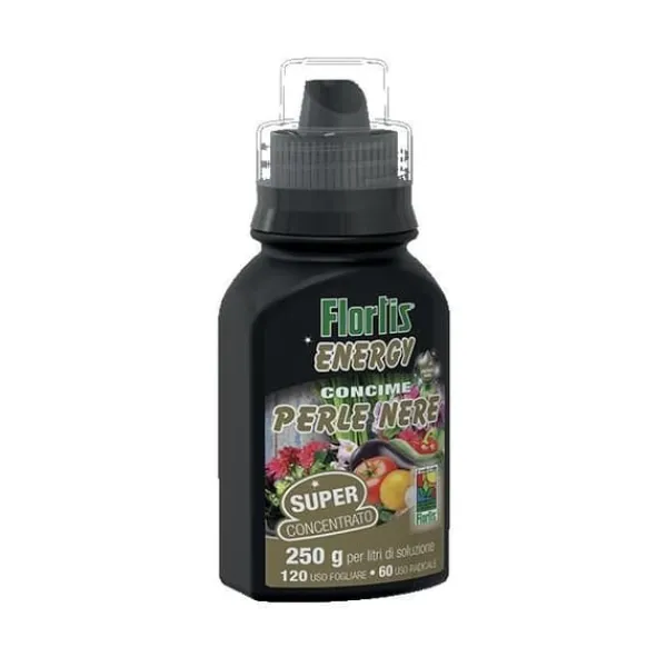 New KONCIME ENERGI SVARTA PERLAR 250GR FLORTIS Gödningsmedel