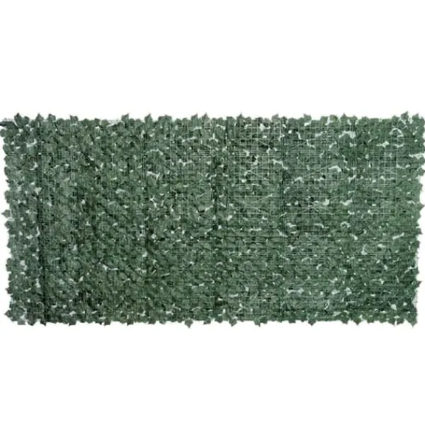 Hot Konstgjord häck 300x150 cm, mörkgrön, insynsskydd för trädgård & balkong Trädgårdsprydnader