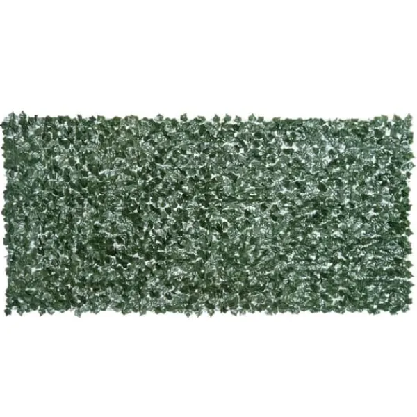 Konstgjord häck 300x150 cm, mörkgrön, insynsskydd för trädgård & balkong