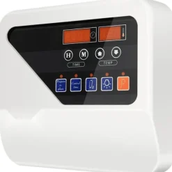Kontrollenhet för extern bastuvärmare 3KW-9KW, Bastuspiskontroll 104-221℉, Tid och Temperatur.