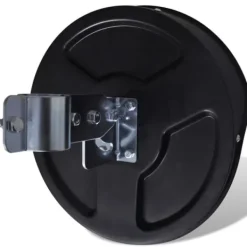 Konvex trafikspegel 30 cm - Krossäker PC-plast | Färg: Svart | Storlek: 30 cm