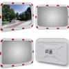 Konvex trafikspegel PC-Plast 40 x 60 cm med reflexer - Trafikspegel - Trafikspeglar - Home & Living