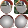 Konvex trafikspegel PC-Plast 45 cm utomhusbruk orange - Trafikspegel - Trafikspeglar - Home & Living