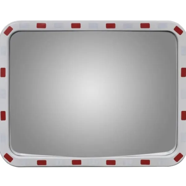 Sale Konvex trafikspegel PC-Plast 60 x 80 cm med reflexer - Trafikspegel - Trafikspeglar - Home & Living Säkerhetsspeglar