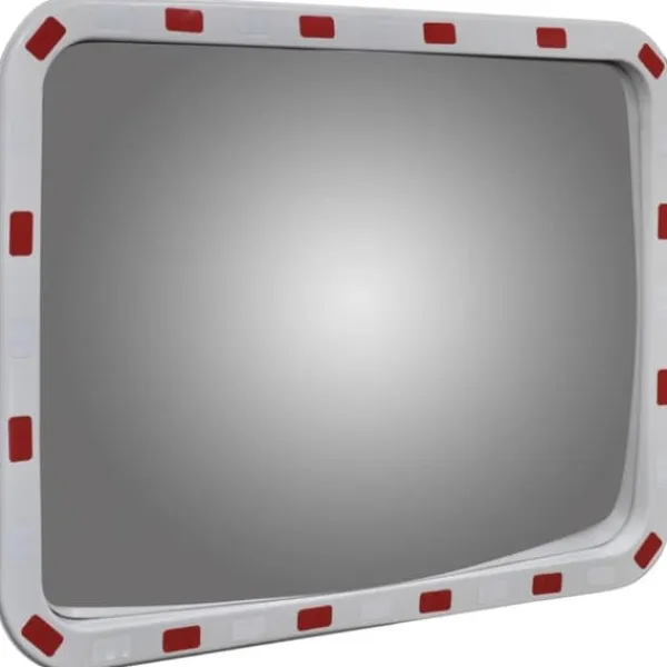 Sale Konvex trafikspegel PC-Plast 60 x 80 cm med reflexer - Trafikspegel - Trafikspeglar - Home & Living Säkerhetsspeglar