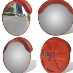 Online Konvex trafikspegel PC-Plast 60 cm utomhusbruk orange - Trafikspegel - Trafikspeglar - Home & Living Säkerhetsspeglar