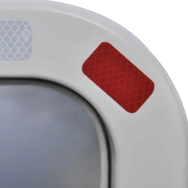 Hot Konvex trafikspegel PC-Plast 60 x 80 cm med reflexer Säkerhetsspeglar