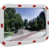 vidaXL Konvex trafikspegel PC-Plast 40 x 60 cm med reflexer