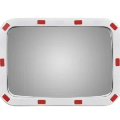 vidaXL Konvex trafikspegel PC-Plast 40 x 60 cm med reflexer