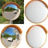 Best Konvex trafikspegel utomhusbruk orange Ø30 cm polykarbonat - Trafikspegel - Trafikspeglar - Home & Living Säkerhetsspeglar