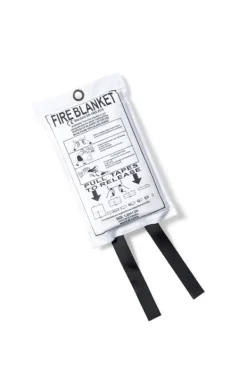 Sale Kosta Linnewäfveri Brandfilt Mocka, Vit Brandfilt