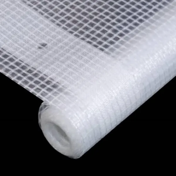 Clearance Kraftig Leno Presenning 260 g/m² - Skydd för växthus, möbler & mer | Färg: Vit | Storlek: 1,5x10 m Växthus