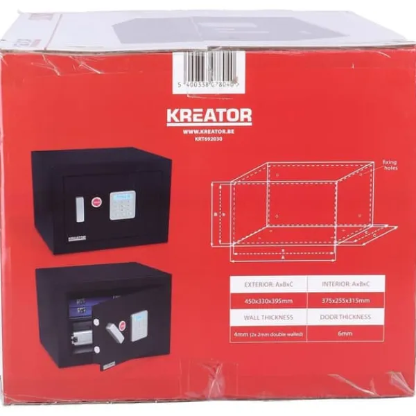 Hot Kreator Kassaskåp 450x330x395 Mm Kassaskåp