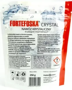New KRISTALLGÖDNING FÖR PELARGONOR FORTEFOSKA CRYSTAL 250G MYCKET EFFEKTIV Gödningsmedel
