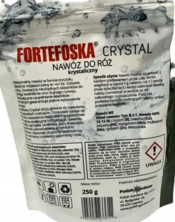 Hot KRISTALLGÖDNING FÖR ROSOR FORTEFOSKA CRYSTAL 250G MYCKET EFFEKTIV Gödningsmedel