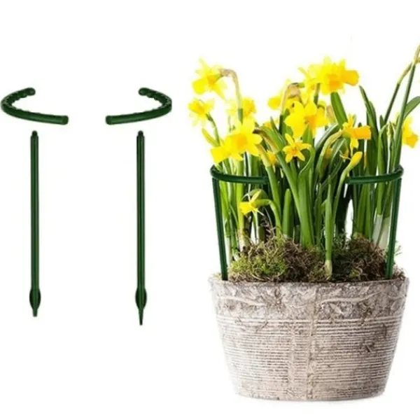 Sale Krukstöd - Stöd för Växter & Blommor - 4 delar set - 24 cm Krukor & Växtbehållare