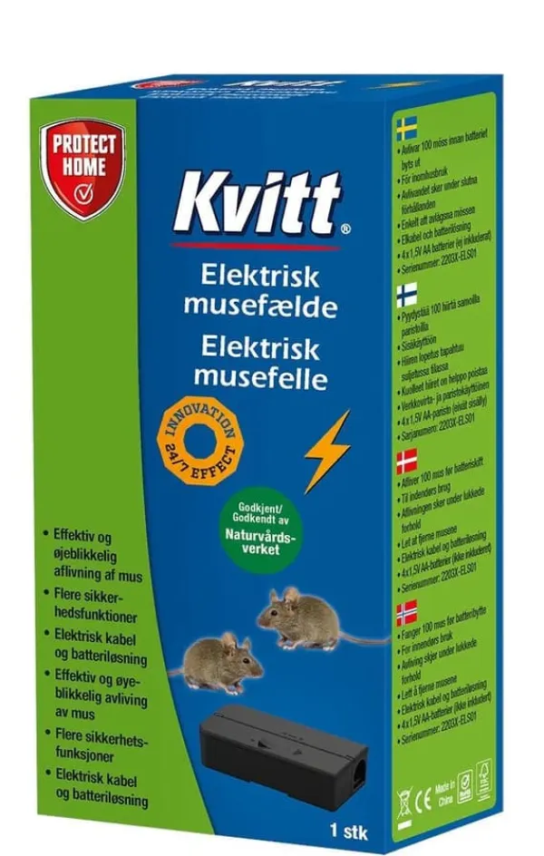 Discount Kvitt® Elektrisk musefælde Skadedjursfällor