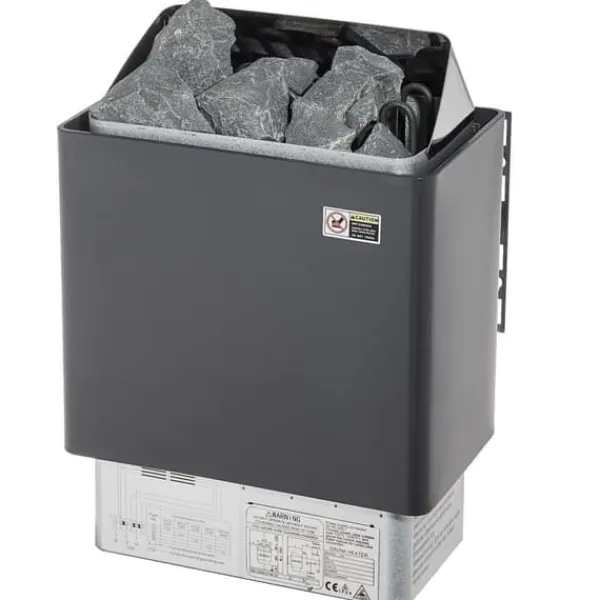 6KW Elektrisk Bastuvärmare, Spis med Digital Kontroller, för 5-9 m³ Hem Spa