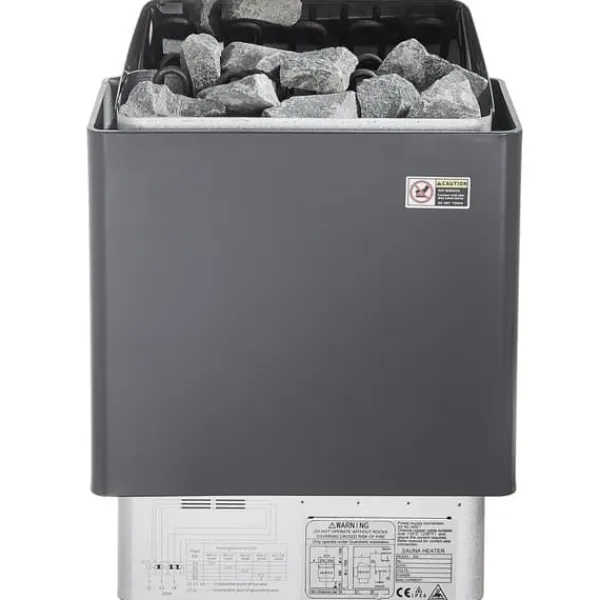 6KW Elektrisk Bastuvärmare, Spis med Digital Kontroller, för 5-9 m³ Hem Spa