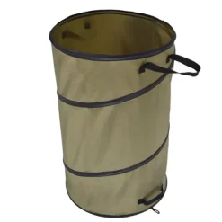 113L hopfällbar papperskorg 30 gallon återvinning stor lövsoppåse med handtag för trädgårdscamping