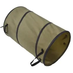 113L hopfällbar papperskorg 30 gallon återvinning stor lövsoppåse med handtag för trädgårdscamping