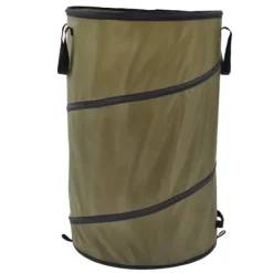 113L hopfällbar papperskorg 30 gallon återvinning stor lövsoppåse med handtag för trädgårdscamping