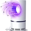 Lampa mot mygg LUNAVO UV Insektsfälla med inbyggd ventilation USB lågt ljud för sovrum vardagsrum 368nm fysikläge