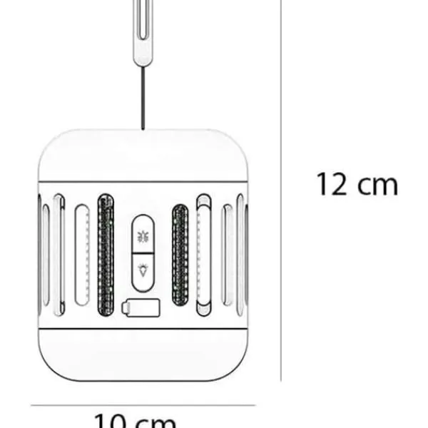 Outlet Lampe LED anti-mygg Coati IN410102 2 Enheter INSEKTICIDPRODUKT Insektsmedel & Djuravvisande Medel