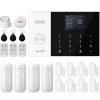 Larm System, Trådlös Anslutning, Smart Hem Kompatibilitet,2G GSM WiFi Kit E, EU-plugg